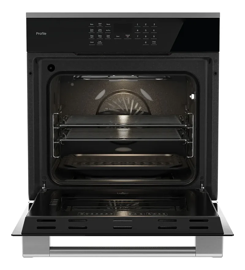 Horno de Empotrar a Gas 60cm a 110V Vidrio, Negro