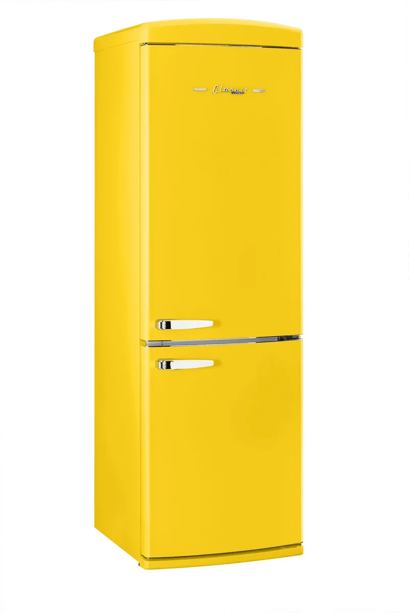 Unique UGP-340L Y AC | 340Litre Marshmallow Yellow Bottom Mount Refrigerator