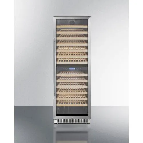 Summit 24" Wide Dual Zone Wine Cellar SWC1966B