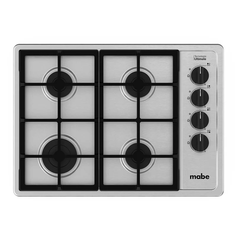 Estufa de Empotrar Inoxidable 60X44 cm Gas Natural Marca Mabe