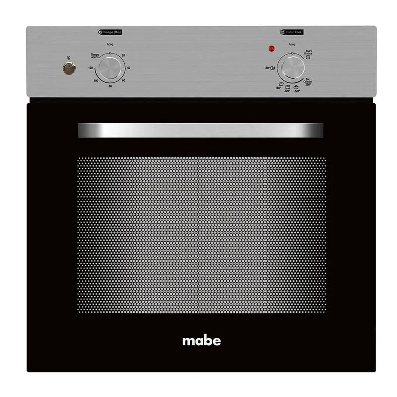 Horno a Gas de 60 cm Inoxidable 120 Voltios con Gratinador Marca Mabe
