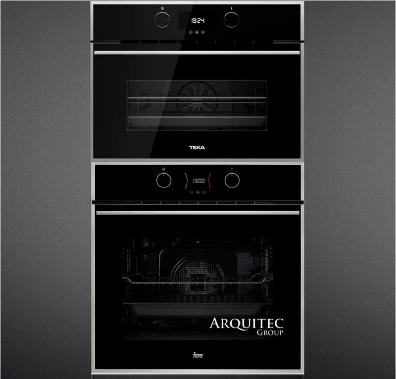 Torre de hornos TEKA 60 cm Multifunción - HLB 840 SS + Horno combinado con microondas HLC 844 C**