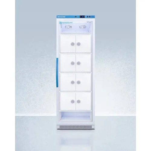 Accucold ARG15PVLOCKER| 15 Cu.Ft. Upright Vaccine Refrigerator with Interior Lockers