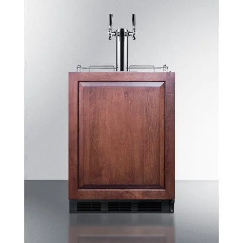 Summit SBC58BLBIADAIFCFTWIN|24" Wide Built-In Kegerator|ADA