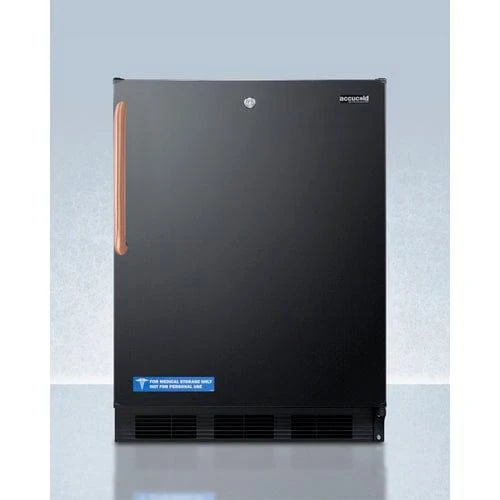 Accucold FF7LBLKBITBCADA | 24" Wide Built-In All-Ref Copper Handle | ADA