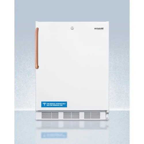 Accucold FF7LWBITBCADA 24" Built-In All-Refrigerator w/Copper Handle |ADA