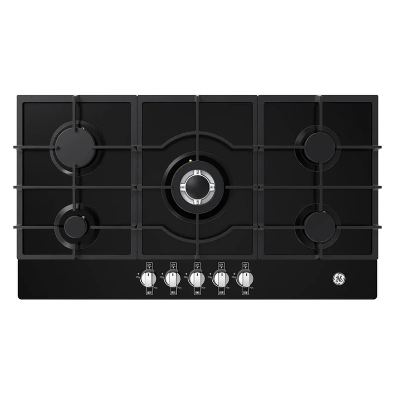 Estufa de Empotrar Cristal Negro 86X51 cm Hierro Fundido Gas Natural Marca Mabe