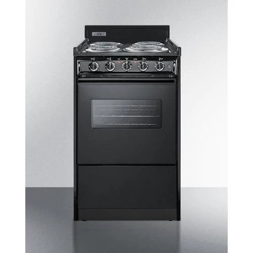 Summit 20" Wide Electric Coil Range TEM110CW