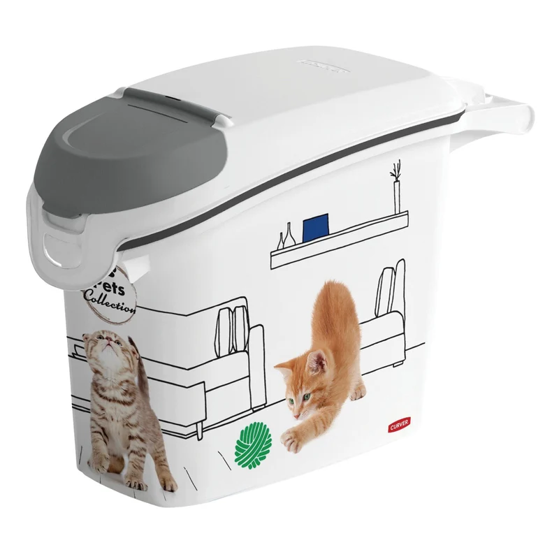 Curver PetLife Contenedor de Arena para Gatos Reciepiente para Arena 6 kg 23 x 50 x 36 cm