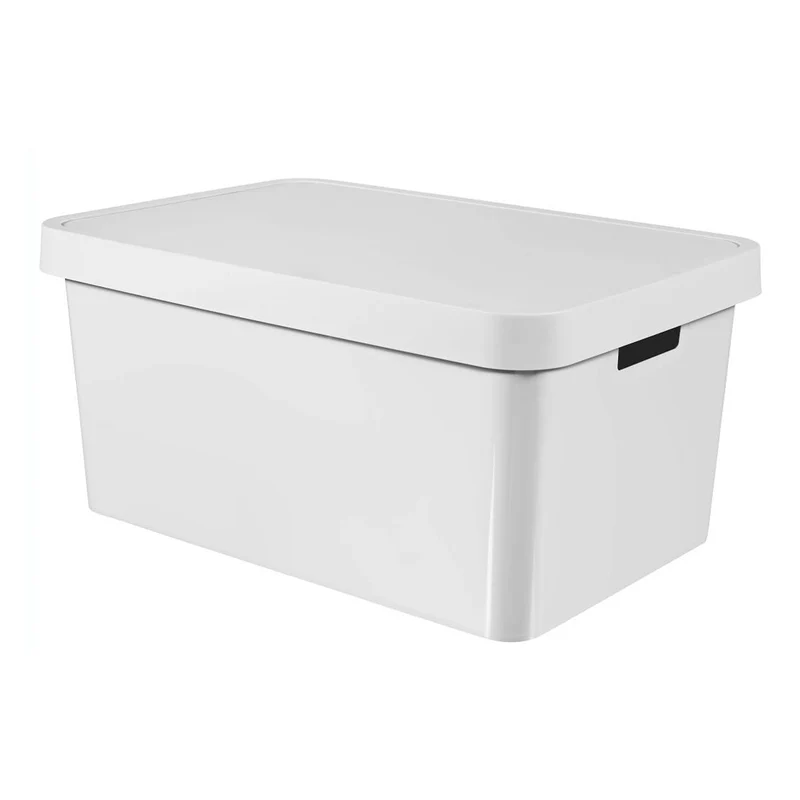Caja de almacenamiento con tapa Curver Infinity 45L blanco
