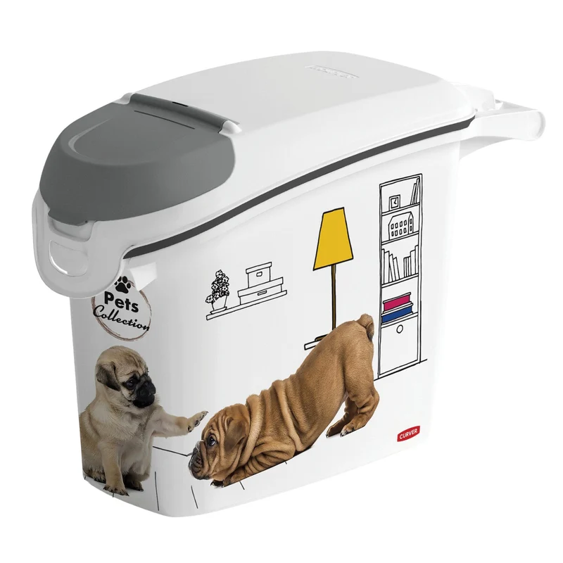 Curver PetLife Recipiente de 6 kg de Comida Seca para Perros 23 x 50 x 36 cm