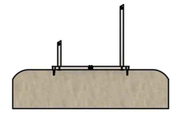 IntegraRack Concrete Slab/Footing Anchor Bolt Mounting System