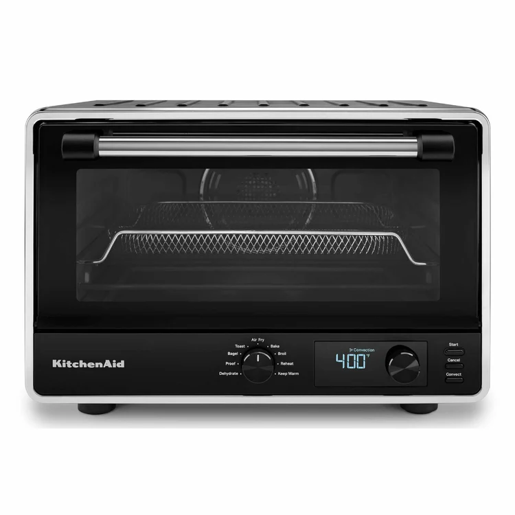 Horno Digital de Mesa con AirFryer | Negro Mate - 21 Lt - KCO128CU - KitchenAid