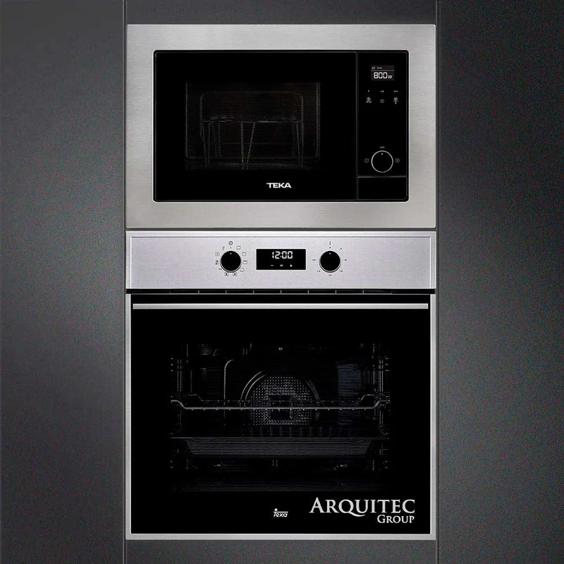 Torre de horno + Microondas 60 cm - Teka - MS 620 BIS + HSB635SS