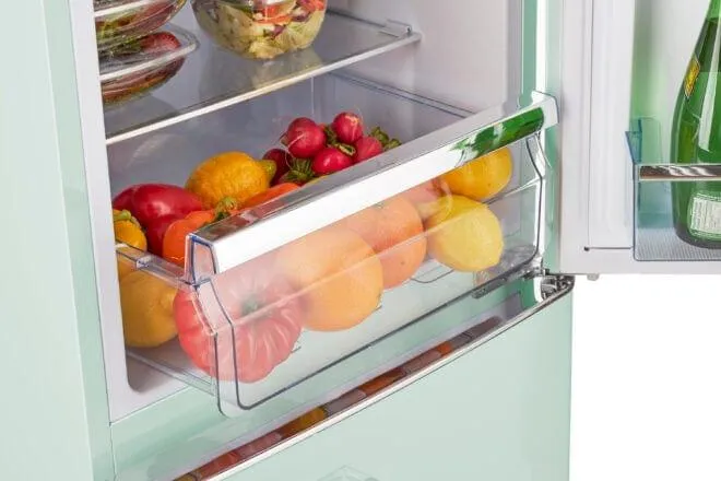 Unique UGP-275L LG DC | 275 Litre Summer Mint Green 12/24 DC Refrigerator/Freezer