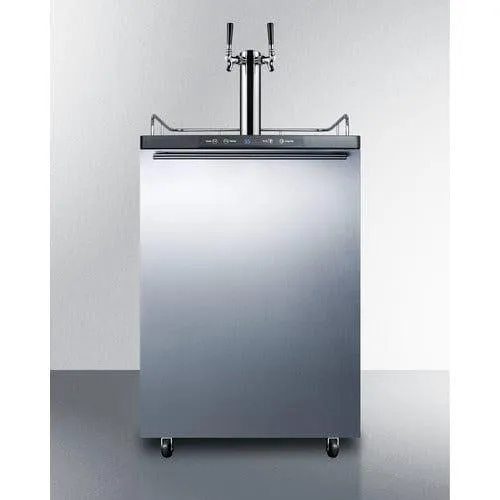 Summit 24" Wide Kegerator SBC635MSSHHTWIN