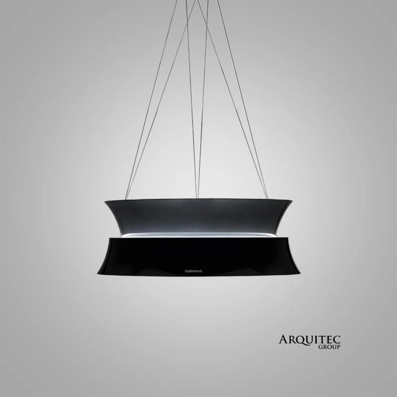 **Campana de Isla Dama Black 60 cm - Falmec