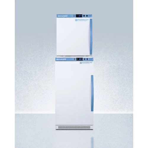 Accucold ARS32PVBIADA-AFZ1PVSTACKLHD 20" All-Refrigerator/All-Freezer Combo