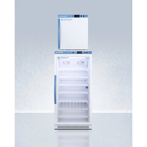 Accucold ARG8PV-AFZ1PVSTACK 24" All-Refrigerator/All-Freezer Combo