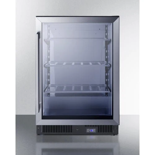 Summit 24" Wide Commercial Display Freezer SCF475