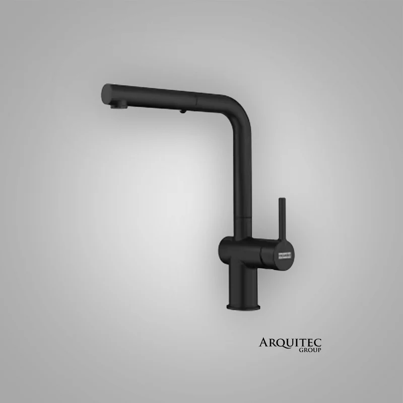 GRIFO MONOMANDO ACTIVE DOCCIA NEGRO MATE - MARIS - FRANKE