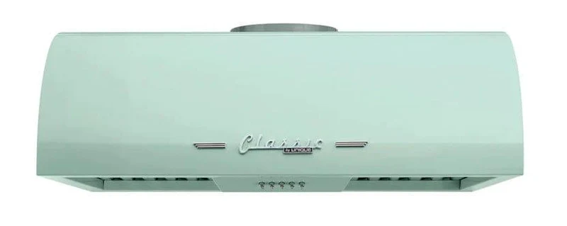 Unique UGP-24CR RH LG | Classic Retro 24-Inch Ducted Range Hood Summer Mint Green