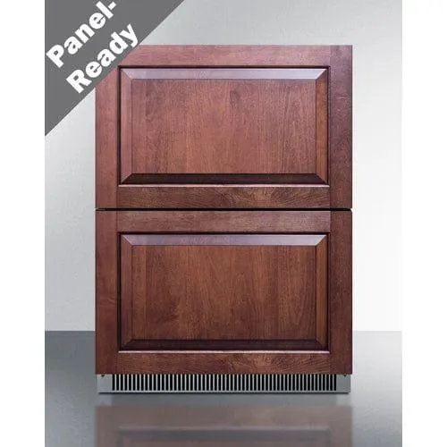Accucold 24" 2-Drawer Freezer - Panel Ready (ADFD2D24PNR)