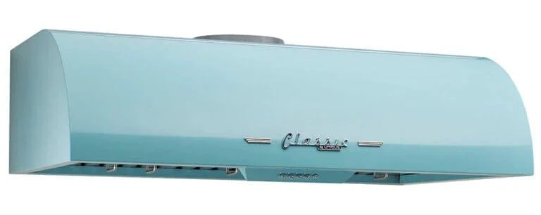 Unique Classic Retro 36" Ducted Hood Ocean Mist Turquoise