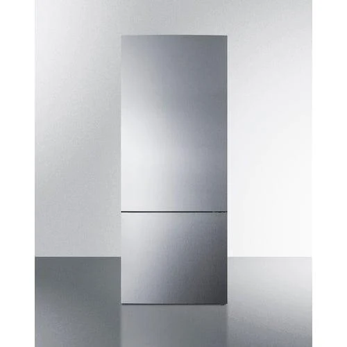 Summit 28" Wide Bottom Freezer Refrigerator FFBF279SSXIM