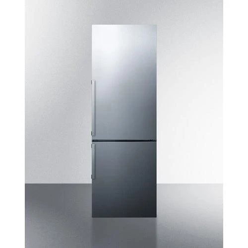 Summit 24" Bottom Freezer Fridge - Stainless Steel (FFBF247SSIM)