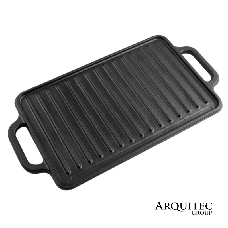 **Plancha para Asar de Hierro Fundido 33x21cm - Victoria - 36058