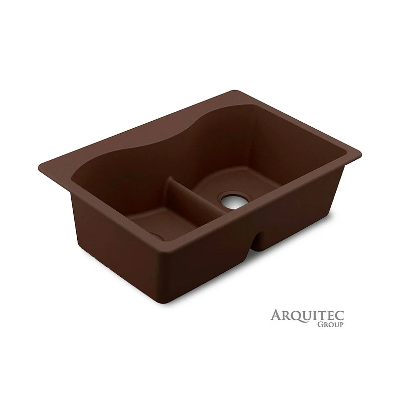Poceta de doble cubeta en granito 84 cm/33" - Moen - GGM3027B