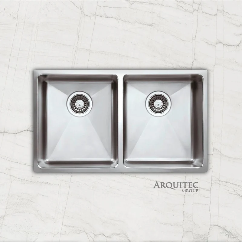 Poceta Fregadero Doble de 74 cm New Artemis - PD6838SHH - Cohelum