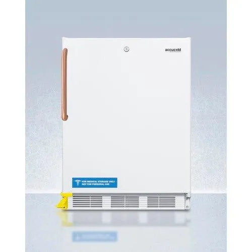 Accucold 24" White ADA Refrigerator - Towel Bar Handle (FF7LWBITBCSTOADA)