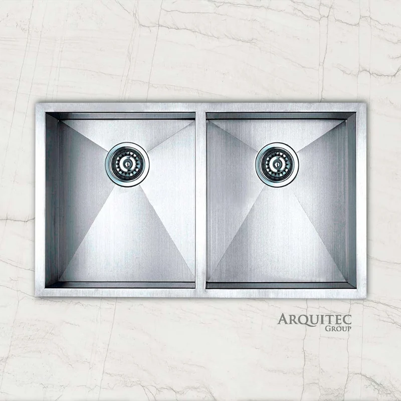 Poceta doble de acero - B8644PF