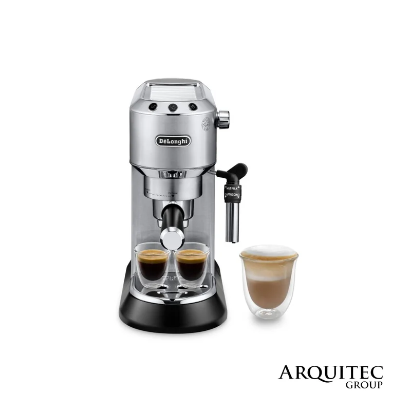 Cafetera de bomba tradicional | Dedica Deluxe Plata - EC685M - DeLonghi