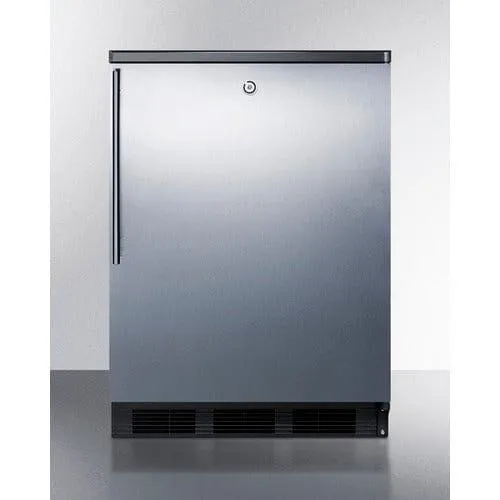 Accucold FF7LBLKBISSHV | 24" Wide Built-In All-Refrigerator