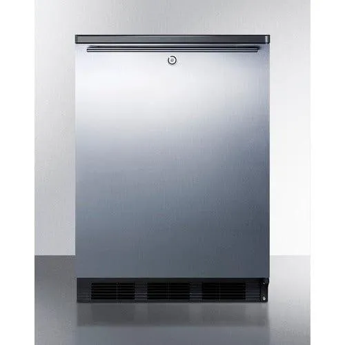 Accucold FF7LBLKBISSHH | 24" Built-In Refrigerator