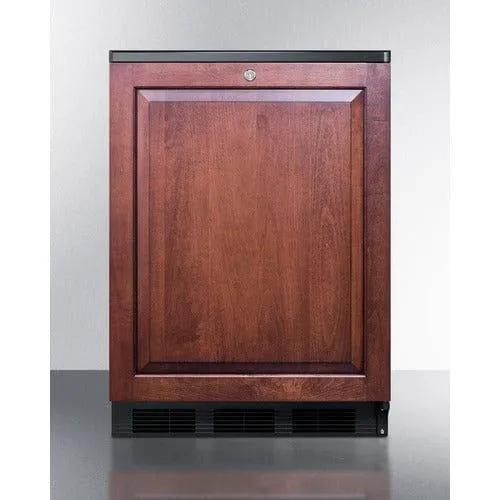 Accucold 24" Panel-Ready Refrigerator - Black Interior (FF7LBLKBIIF)