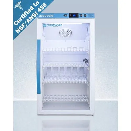 Accucold ARG3PV456 3 Cu.Ft. Counter Height Vaccine Refrigerator