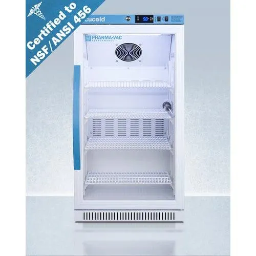 Accucold ARG31PVBIADA456 | 2.83 Cu.Ft. ADA Height Vaccine Refrigerator | NSF/ANSI 456 Certified