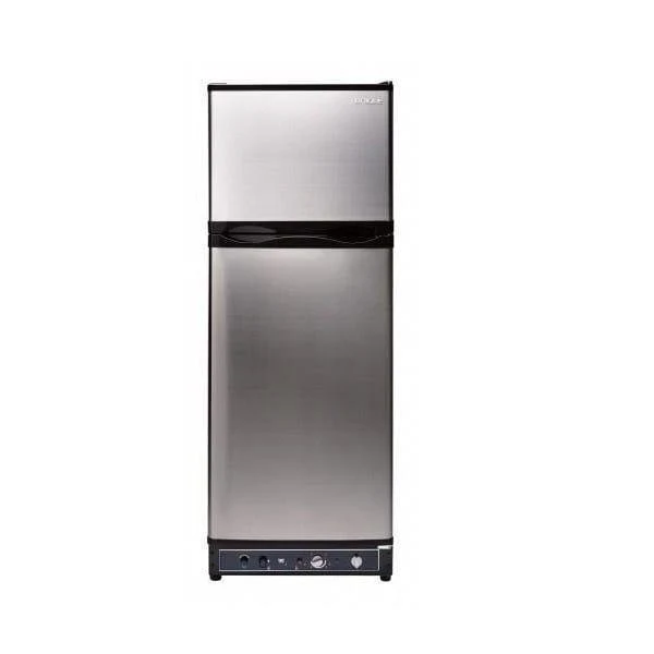 Unique Off-Grid UGP-10C SM S/S 9.7 Cu. Ft. Propane Top Freezer Refrigerator In Stainless Steel