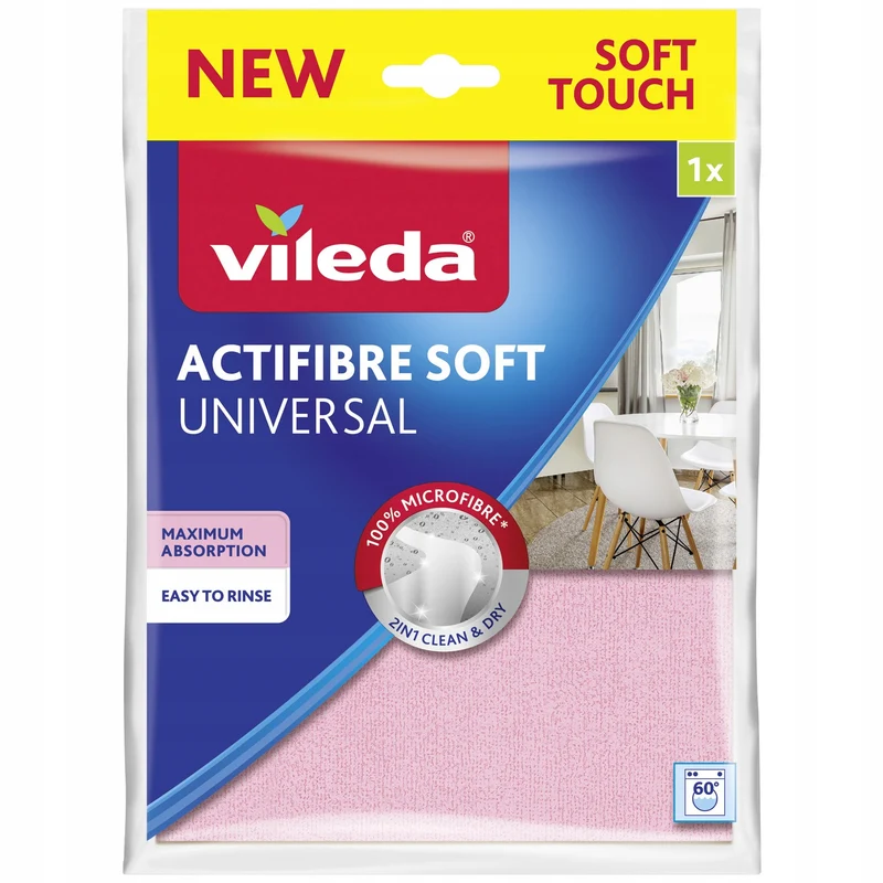 Vileda Actifibre Soft Bayeta multiusos de microfibra