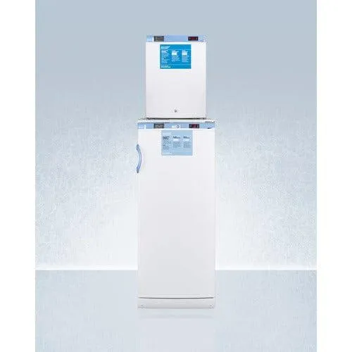Accucold 24" FFAR10-FS30LSTACKMED2 Refrigerator and Freezer