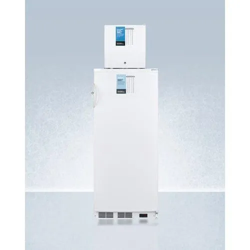 Accucold 24" FFAR10-FS24LSTACKPRO Combo All-Refrigerator and All-Freezer