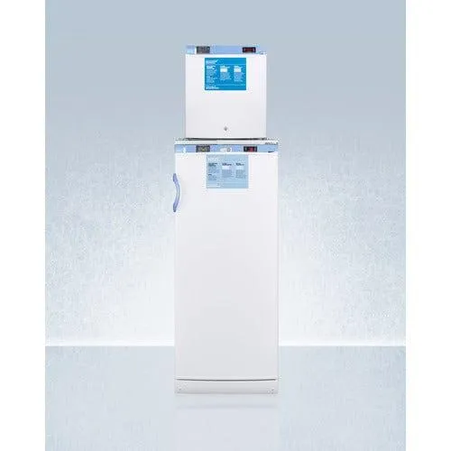 Accucold 24" FFAR10-FS24LSTACKMED2 Refrigerator-Freezer Combination