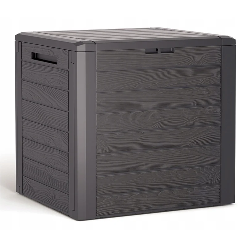 Caja de jardín Prosperplast Woodebox 140L umbra MBWL140-440U