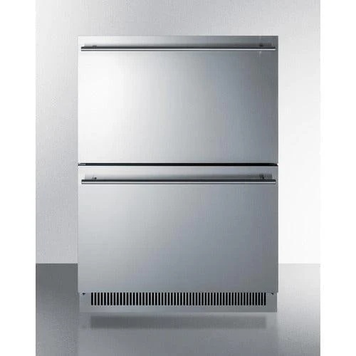 Summit 24" 2-Drawer Refrigerator - Panel Ready (ADRD24)