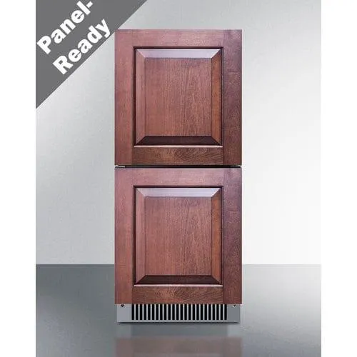 Summit ADRD15PNR | 15" Wide 2-Drawer All-Refrigerator| ADA