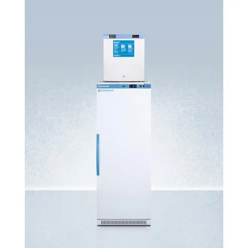 Accucold ARS12PV-FS24LSTACKMED2 24" Wide Combination Fridge-Freezer